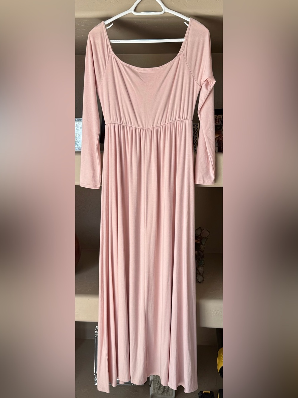 Pink Blush Maternity Dress